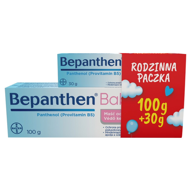 Bepanthen Baby, maść ochronna – zestaw 100 g + 30 g