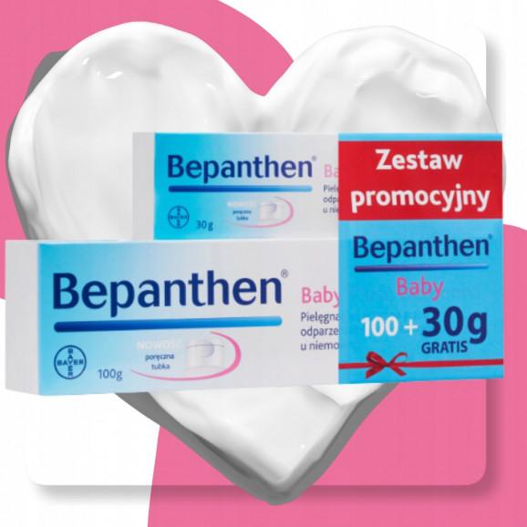 Bepanthen Baby, maść ochronna – zestaw 100 g + 30 g Bepanthen Baby, maść ochronna – zestaw 100 g + 30 g - zdjęcie produktu