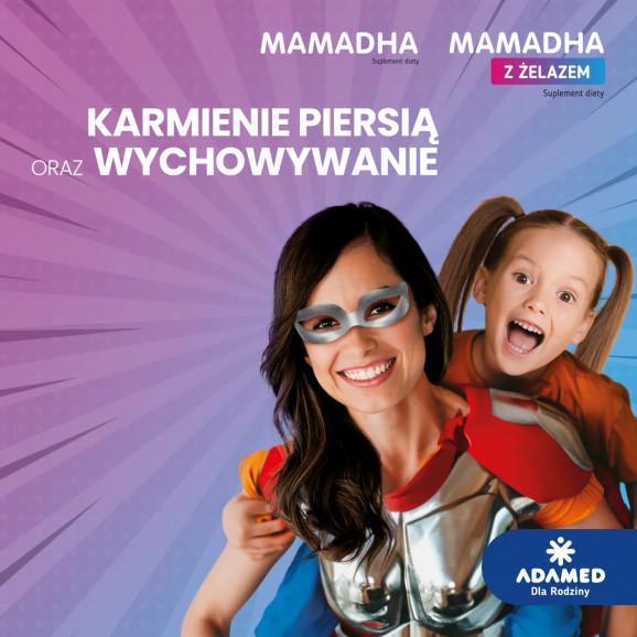 [30.06.2026] MamaDHA z żelazem, kapsułki – suplement diety (60 szt.) - zdjęcie produktu