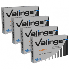 Valinger 25 mg, 4 tabletki powlekane 4 sztuki - zdjęcie produktu