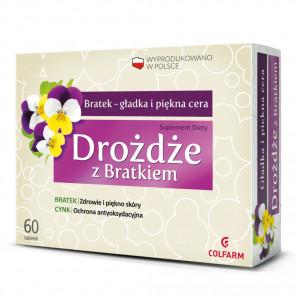 Drożdże z bratkiem – suplement diety (60 tabletek) - zdjęcie produktu
