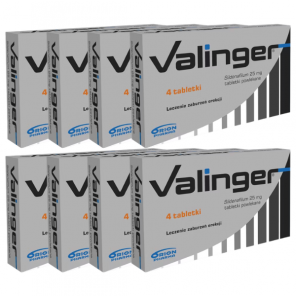 Valinger 25 mg, 4 tabletki powlekane 8 sztuk - zdjęcie produktu