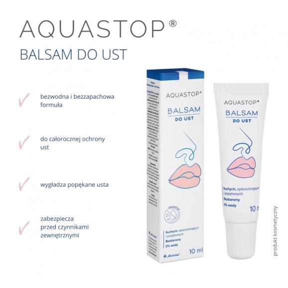 Aquastop balsam do ust suchych i popękanych (10 ml) - zdjęcie produktu