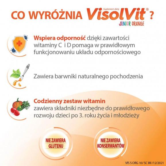 Visolvit Junior Orange – suplement diety (10 saszetek) - zdjęcie produktu