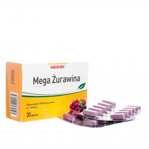 Mega Żurawina 30 tabletek – suplement diety - zdjęcie produktu