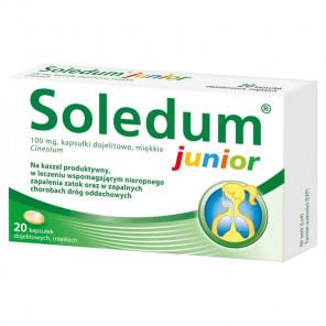 [30.06.2026] Soledum Junior 100 mg – kapsułki dojelitowe miękkie (20 kapsułek) - zdjęcie produktu