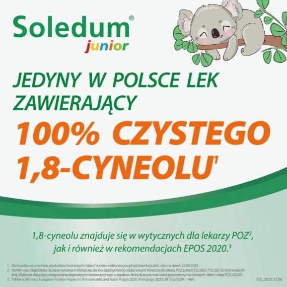 [30.06.2026] Soledum Junior 100 mg – kapsułki dojelitowe miękkie (20 kapsułek) - zdjęcie produktu