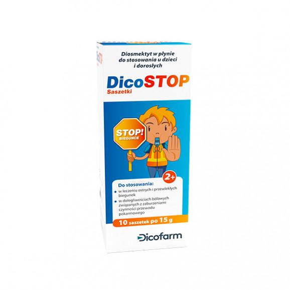 Dicostop, 10 saszetek – wyrób medyczny Dicostop, 10 saszetek – wyrób medyczny - zdjęcie produktu