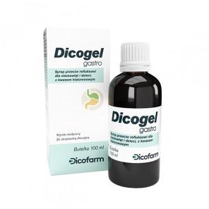 Dicogel Gastro, syrop przeciwrefluksowy dla niemowląt i dzieci (100 ml) - zdjęcie produktu