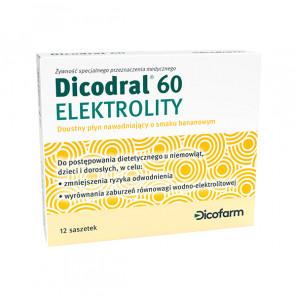 Dicodral 60, proszek w saszetkach – żywność specjalnego przeznaczenia medycznego (12 saszetek) - zdjęcie produktu