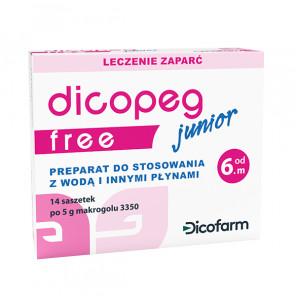 Dicopeg Junior Free, 5 g x 14 saszetek – wyrób medyczny (od 6. miesiąca życia) - zdjęcie produktu