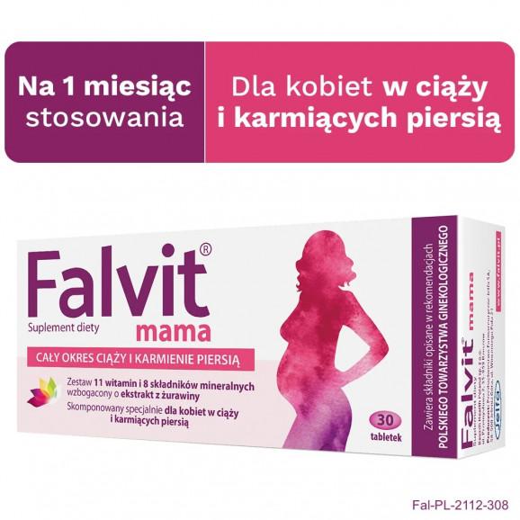 Falvit Mama – suplement diety (30 tabletek) - zdjęcie produktu