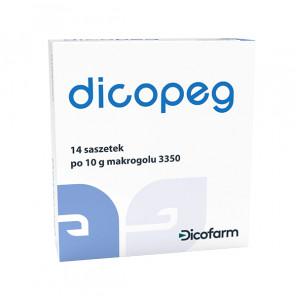 Dicopeg, proszek do sporządzania roztworu doustnego – wyrób medyczny (14 saszetek x 10 g) - zdjęcie produktu