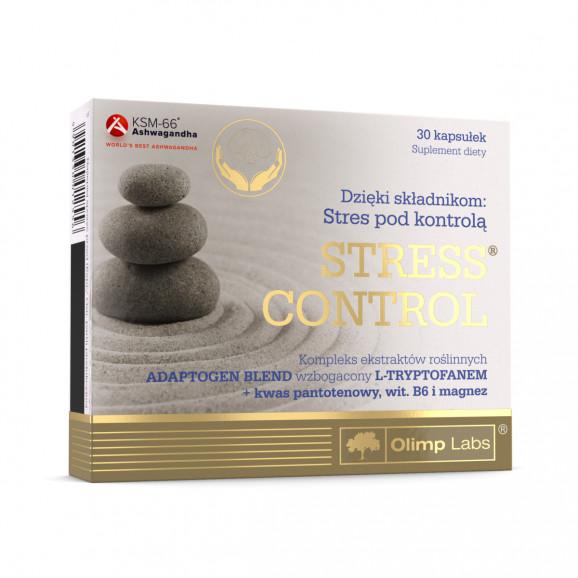Olimp Stress Control, kapsułki z kompleksem ekstraktów roślinnych na stres, 30 szt. Olimp Stress Control, kapsułki z kompleksem ekstraktów roślinnych na stres, 30 szt. - zdjęcie produktu