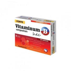 Vitaminum B compositum Hec Forte 60 tabletek – suplement diety - zdjęcie produktu