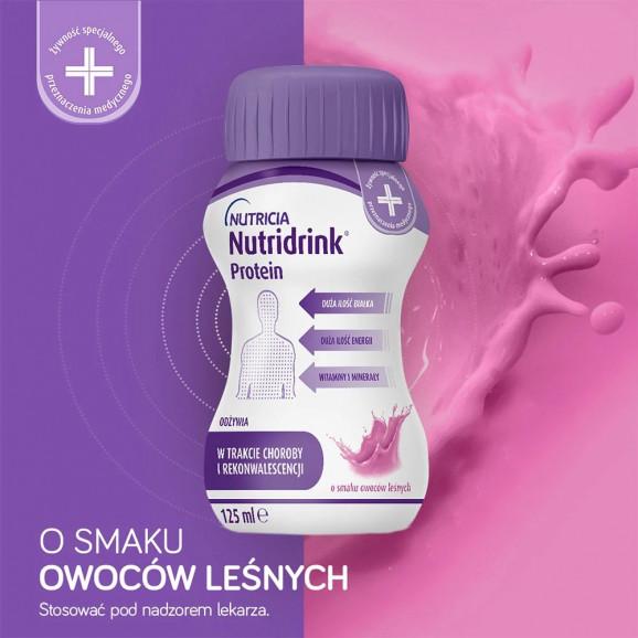 [07.05.2026] Nutridrink Protein, o smaku owoców leśnych, 4 x 125 ml - zdjęcie produktu