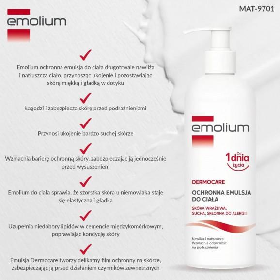 Emolium Dermocare Ochronna emulsja do ciała (400 ml) Emolium Dermocare Ochronna emulsja do ciała (400 ml) - zdjęcie produktu