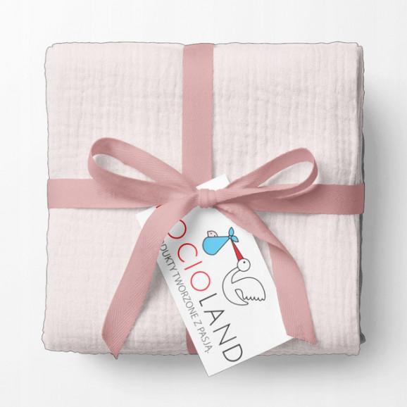 Bocioland Pieluszki muślinowe 70x70 cm 3-pack Róż (BL303) - zdjęcie produktu