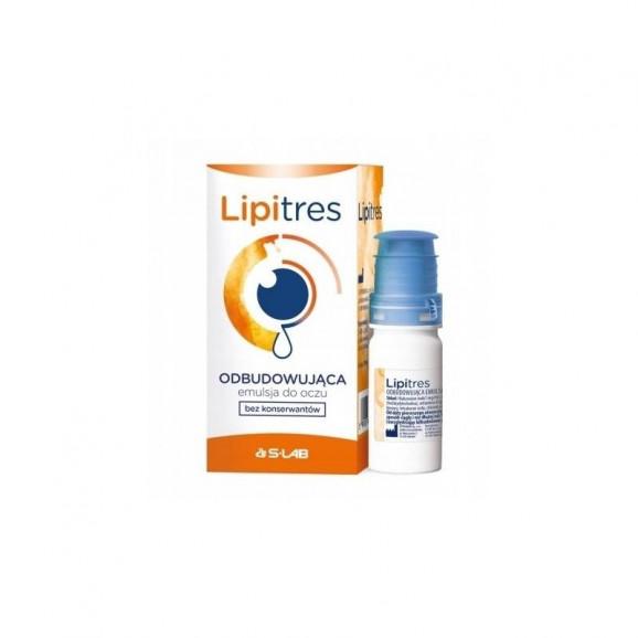 Lipitres Odbudowująca emulsja do oczu – krople do oczu (10 ml) Lipitres Odbudowująca emulsja do oczu – krople do oczu (10 ml) - zdjęcie produktu