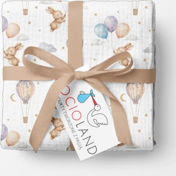 Bocioland Pieluszki muślinowe 70x70 cm 3 pack BEŻ (BL300) - zdjęcie produktu