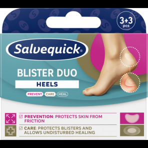 Salvequick Blister Duo Mix – plastry na pęcherze, wyrób medyczny (6 szt.) - zdjęcie produktu