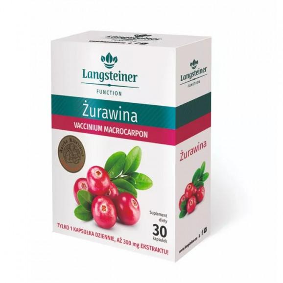 Żurawina Langsteiner – suplement diety (30 kapsułek) Żurawina Langsteiner – suplement diety (30 kapsułek) - zdjęcie produktu