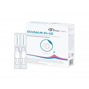 OCUsalin 5% krople do oczu – wyrób medyczny (20 minimsów a 0,5 ml) - zdjęcie produktu