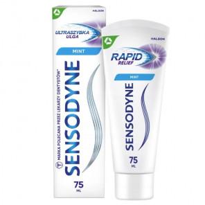 Sensodyne Ultraszybka Ulga (Rapid Relief) Mint – wyrób medyczny, pasta do zębów na nadwrażliwość (75 ml) - zdjęcie produktu