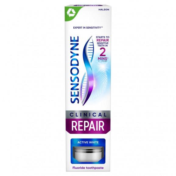 Sensodyne Clinical Repair Active White – pasta do zębów (wyrób medyczny, 75 ml) - zdjęcie produktu