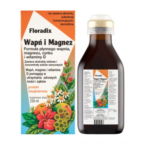 Floradix Wapń i Magnez 250ml - zdjęcie produktu