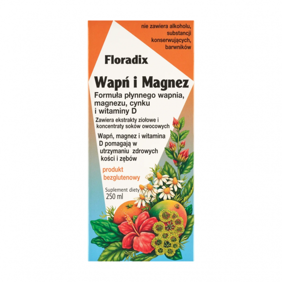 Floradix Wapń i Magnez 250ml - zdjęcie produktu