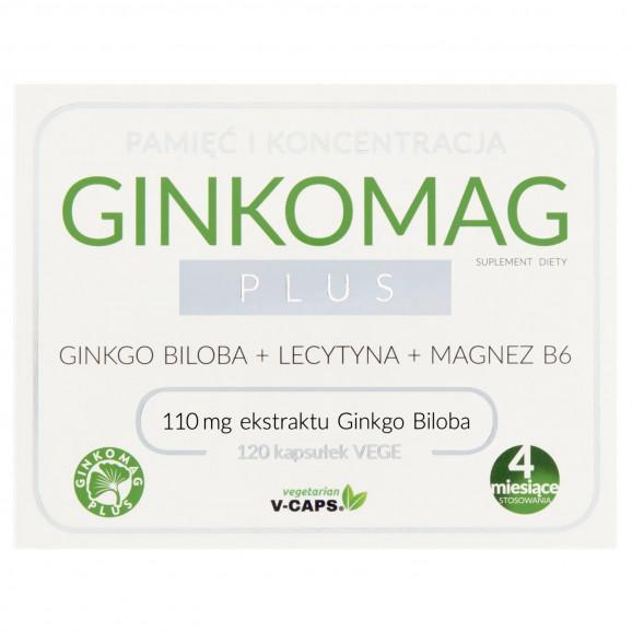 Ginkomag Plus – suplement diety (120 kapsułek) - zdjęcie produktu