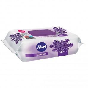 SLEEPY Chusteczki nawilżane dla dzieci i dorosłych Lawenda (120 szt.) - zdjęcie produktu