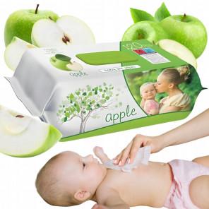 Sleepy Baby Wet Wipes Apple – chusteczki nawilżane (120 szt.) - zdjęcie produktu