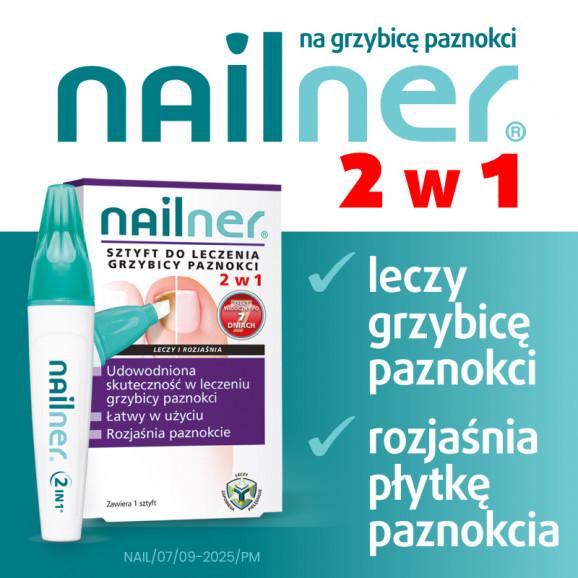 Nailner 2w1, sztyft do leczenia grzybicy paznokci – wyrób medyczny (4 ml) - zdjęcie produktu