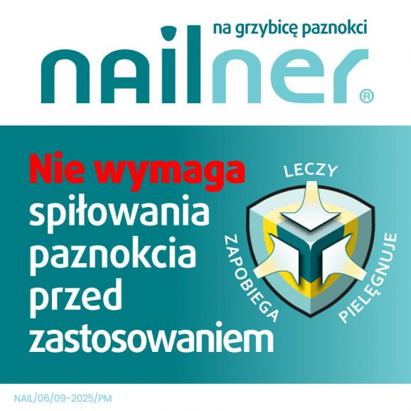 Nailner lakier do leczenia grzybicy paznokci 2 w 1 – wyrób medyczny (5 ml) Nailner lakier do leczenia grzybicy paznokci 2 w 1 – wyrób medyczny (5 ml) - zdjęcie produktu