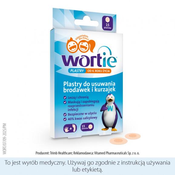 Wortie plastry do usuwania kurzajek i brodawek – wyrób medyczny (15 szt.) - zdjęcie produktu