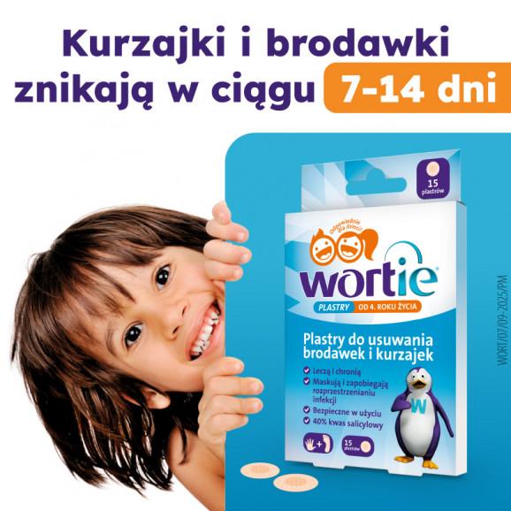 Wortie plastry do usuwania kurzajek i brodawek – wyrób medyczny (15 szt.) - zdjęcie produktu