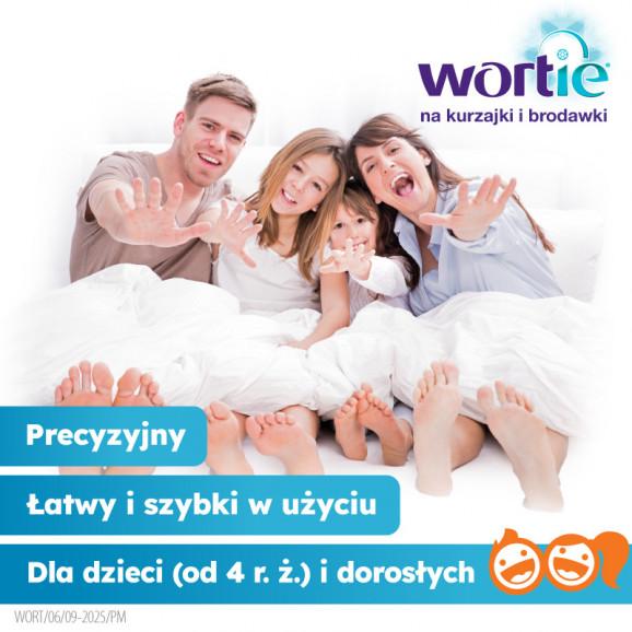 Wortie, preparat do usuwania brodawek i kurzajek – wyrób medyczny (50 ml) Wortie, preparat do usuwania brodawek i kurzajek – wyrób medyczny (50 ml) - zdjęcie produktu
