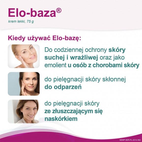 Elo-baza, krem lekki z kwasem hialuronowym (75 g) - zdjęcie produktu