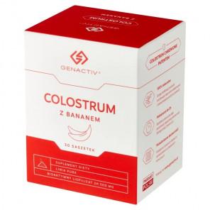 Colostrum Genactiv z bananem - suplement diety (30 saszetek) - zdjęcie produktu
