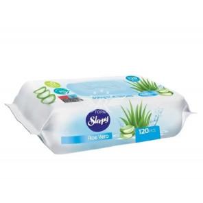 Sleepy chusteczki nawilżane hipoalergiczne dla dzieci Aloe Vera (120 szt.) - zdjęcie produktu