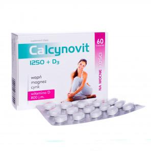 Calcynovit 1250 + D3 (60 tabletek) - zdjęcie produktu