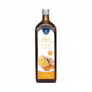 Oleofarm Soki Świata – Imbir z kurkumą i cytryną, 100% sok NFC z witaminą C (980 ml) - zdjęcie produktu