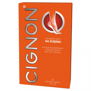 Cignon – suplement diety, kapsułki miękkie wspierające ścięgna i więzadła (30 kapsułek) - zdjęcie produktu