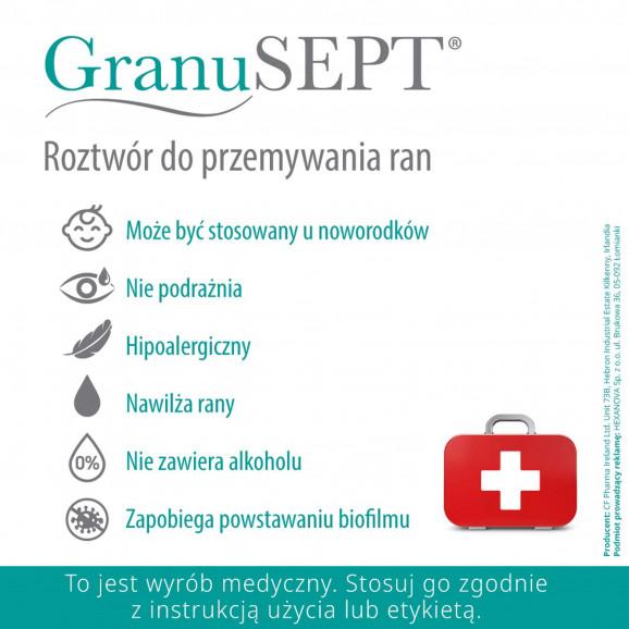 GranuSEPT – roztwór do przemywania i płukania ran (250 ml) - zdjęcie produktu