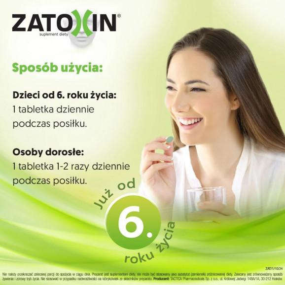 Zatoxin – suplement diety, 60 tabletek powlekanych - zdjęcie produktu
