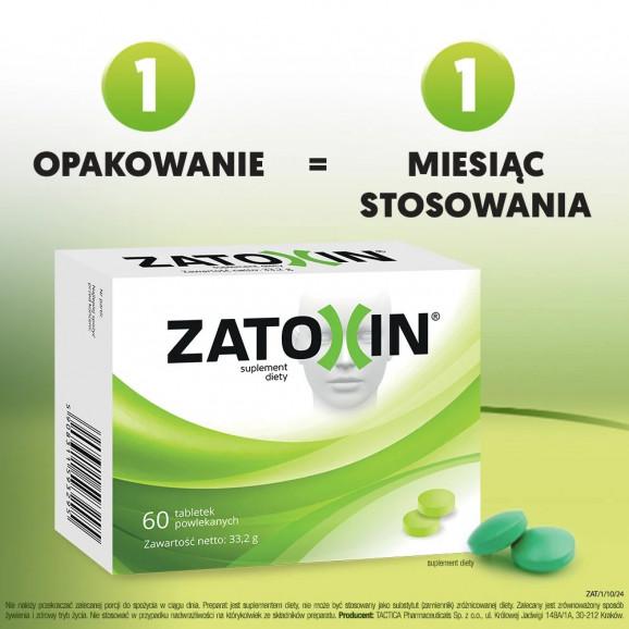 Zatoxin – suplement diety, 60 tabletek powlekanych - zdjęcie produktu