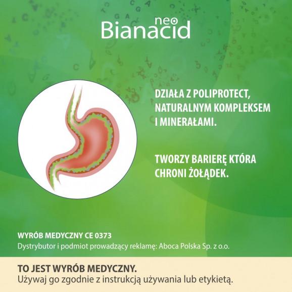 NeoBianacid, 45 tabletek do ssania, smak miętowy – wyrób medyczny NeoBianacid, 45 tabletek do ssania, smak miętowy – wyrób medyczny - zdjęcie produktu