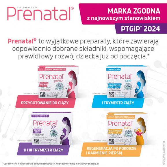 Prenatal Classic, witaminy dla kobiet w ciąży (od 13. tygodnia) i karmiących piersią – suplement diety (90 kapsułek tward - zdjęcie produktu